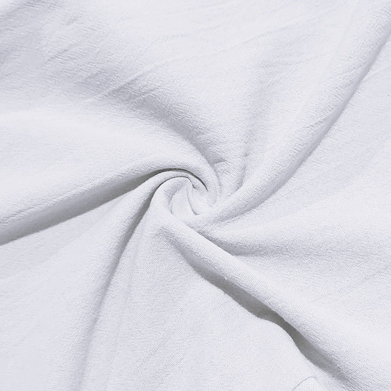 Close-up texture of lightweight linen fabric