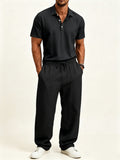 Casual Loose Cotton-Linen Short-Sleeve Set