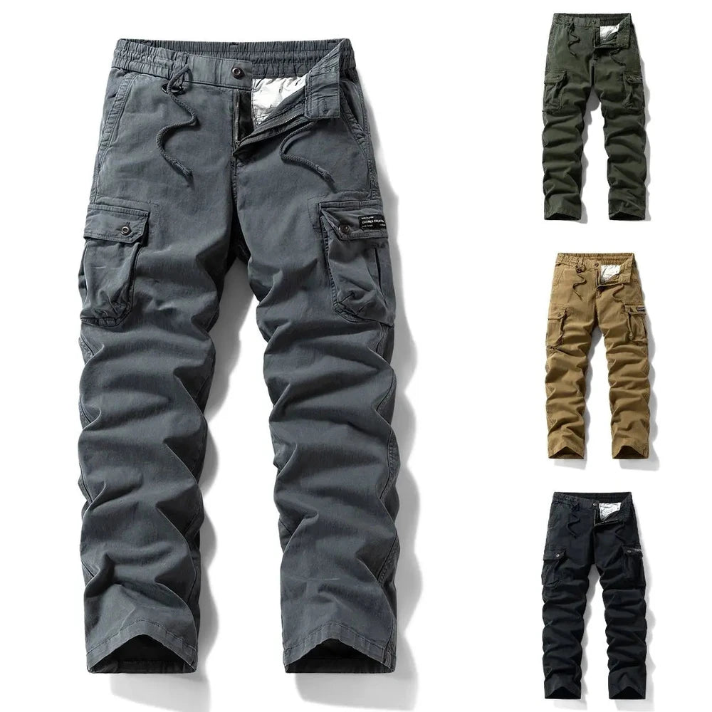 Washed Vintage Loose Tapered Work Pants