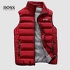 Quilted Stand-Collar Puffer Vest