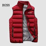 Quilted Stand-Collar Puffer Vest