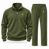 Corduroy Quarter Zip Tracksuit