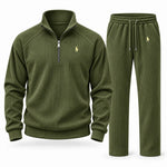 Corduroy Quarter Zip Tracksuit