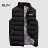 Quilted Stand-Collar Puffer Vest