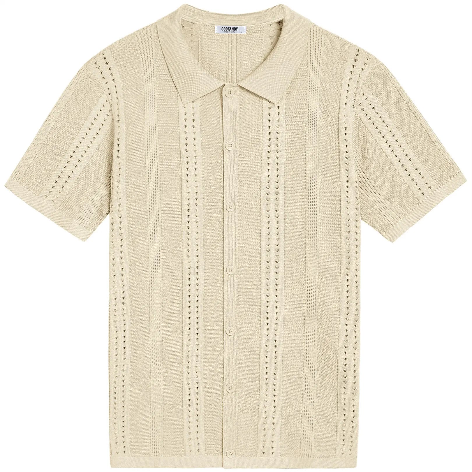 COOFANDY Polo pour homme en maille à manches courtes - Style décontracté estival