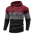 Men's Tricolor Long-Sleeve Hoodie