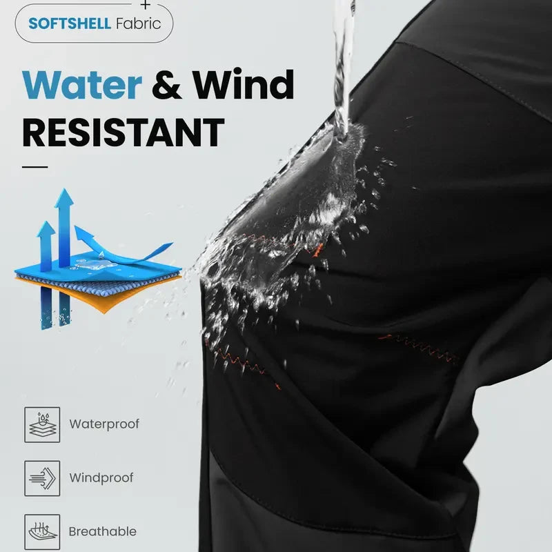 Fleece Lined Waterproof Winter Hiking Pants