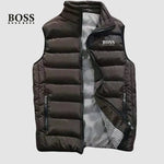 Quilted Stand-Collar Puffer Vest