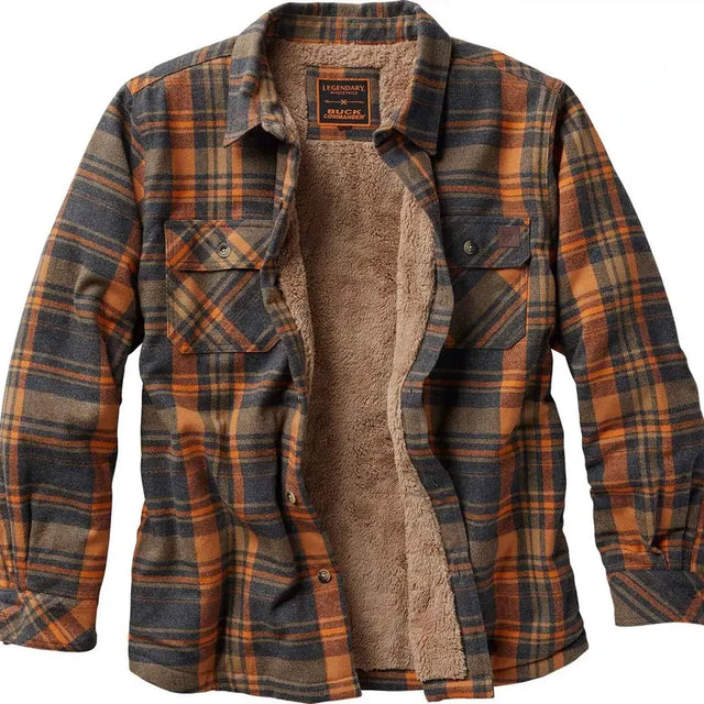 Buck Commander Berber Lined Flannel Shirt Jacket