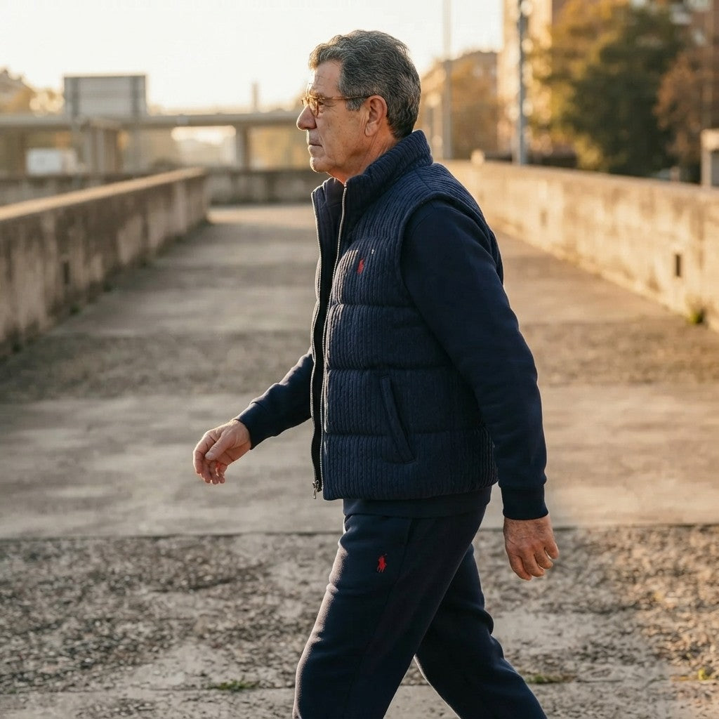 Fleece Tracksuit Vest Set
